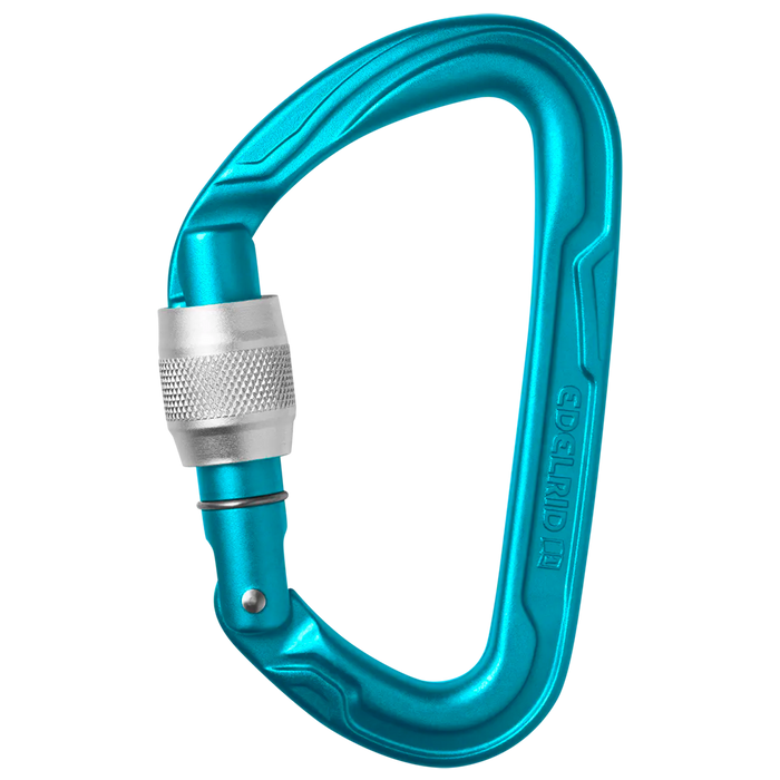 Edelrid Pure Screwgate Carabiner in Icemint Colourway