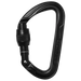 Edelrid Pure Screwgate Carabiner in Black Night