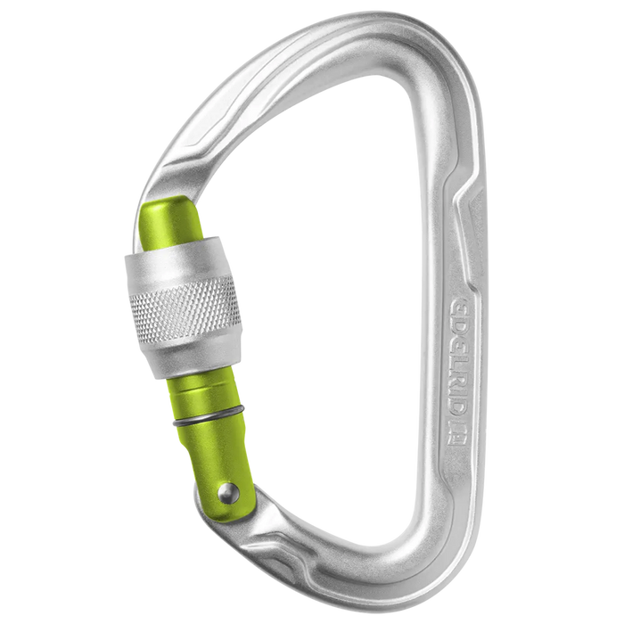 Edelrid Pure Screwgate Carabiner-Silver