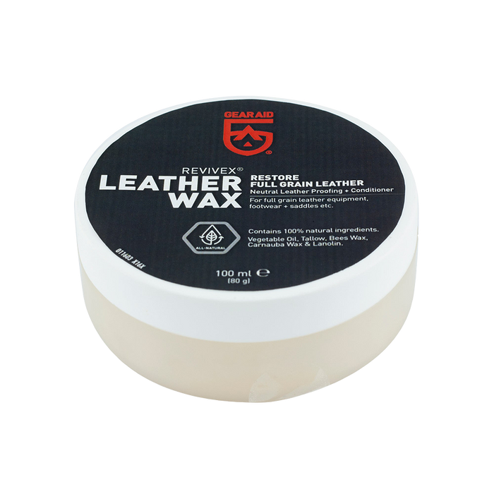 Gear Aid Revivex Leather Wax Restore Full Grain Leather  100ml