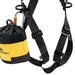 Petzl Newton EUR harness showing two equipment loops and two slots for TOOLBAG tool pouch, for easy tool access