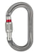 Grey Petzl OK Screwlock Carabiner