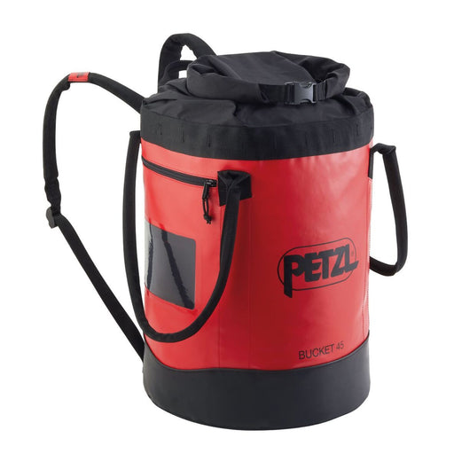 Red Petzl Bucket 45 Litre rope bag