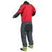 Palm Rescue Drysuit in Red and Jet Grey showing back