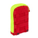 Palm Rescue Front Safety Pocket in Red and High Viz showing back MOLLE attachment accessory points for compatible PFDs