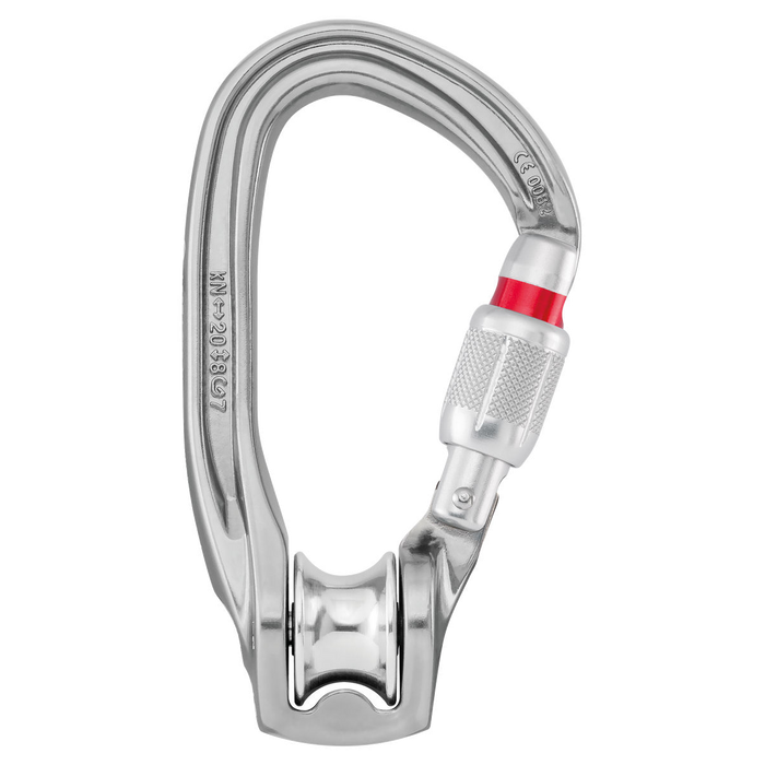 Petzl Roll Clip Z Screw Lock Pulley Carabiner