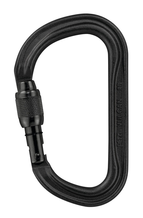 Petzl Vulcan Screw Lock Carabiner in Black