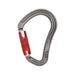 Titanium and Red Boa HMS Kwiklock Carabiner