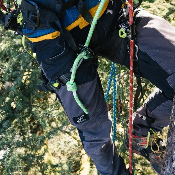 Edelrid Static Low Stretch Rope 10.5mm in Action Climbing a Tree 