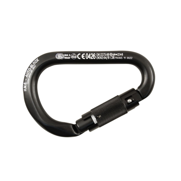 Kong HMS Classic Auto Block Carabiner  Black