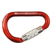 Kong HMS Classic Twist Lock Carabiner in Red and Polished