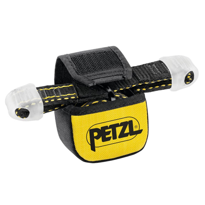 Petzl Absorbica Compact Energy Absorber pouch’s simple opening system allows the user to quickly access the absorber to make regular inspection easier.