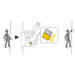 Petzl ASAP LOCK Fall arrester diagram showing the lock function