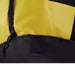 Yellow and Black Petzl Duffel Bag close up of high-strength TPU (PVC-free) tarp material allows regular to intensive use.