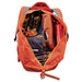 Open Petzl Kilff 36-litre volume rope  bag demonstrating set up for rock climbing: stowing up to 100 m of rope, as well as all other climbing gear (such as harness, quickdraws, and shoes)
- Durable, abrasion-resistant exterior fabric