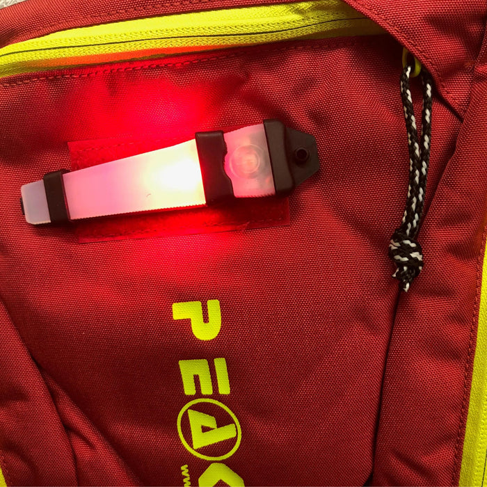 WRS SAR LED light stick on PFD wrap pocket